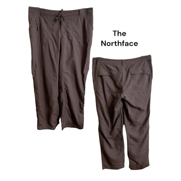 The North Face Women's Gray Hiking Pants 12 Outdoor Cargo - Picture 1 of 13
